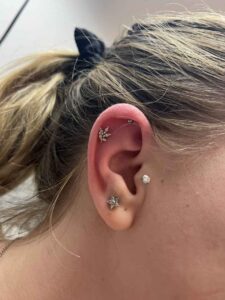 fül piercing